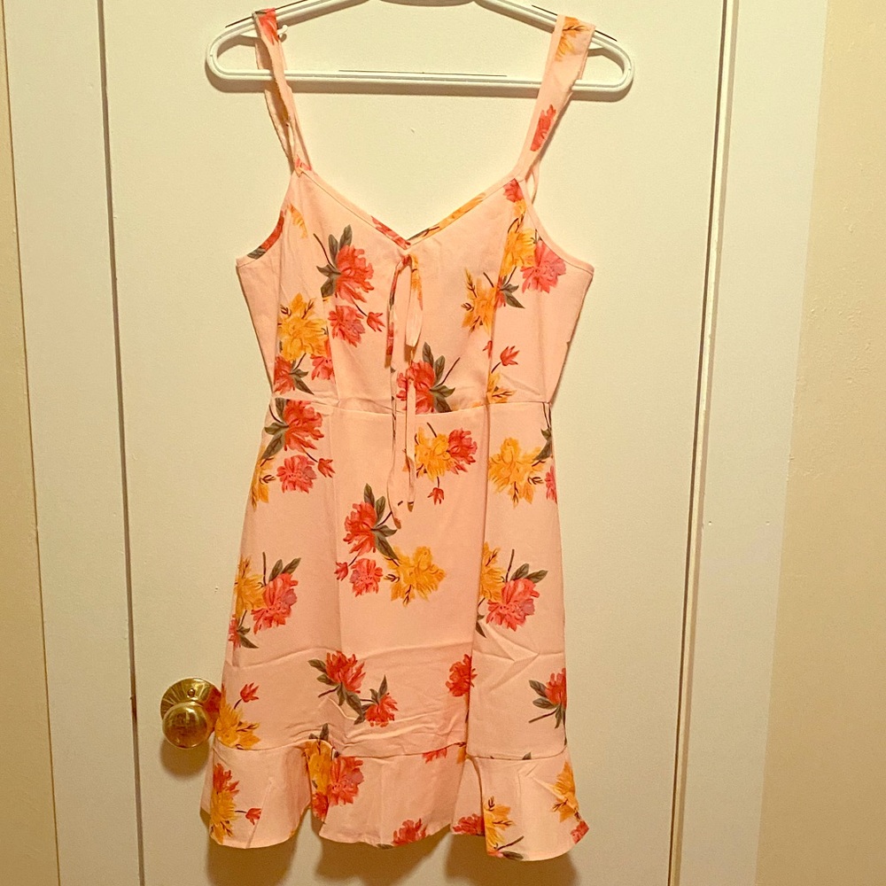 Floral mini dress